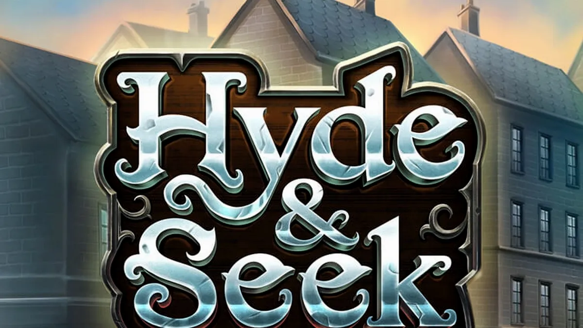 Ang interface ng slot game na Hyde & Seek na nagpapakita ng mga horror-themed symbols.